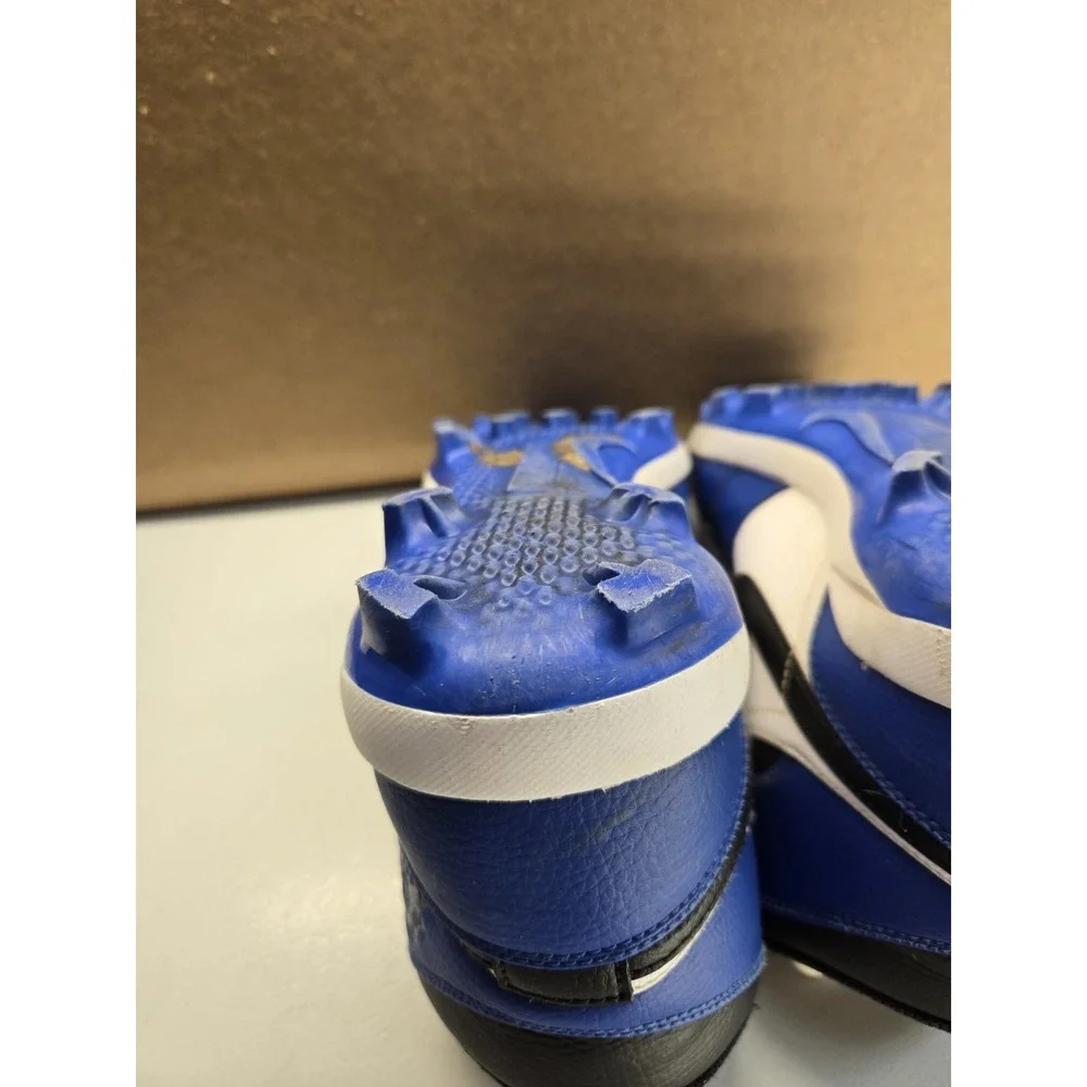 Air Jordan 1 Retro MCS Baseball Cleats Blue Black White Mens 9 AV5354-411